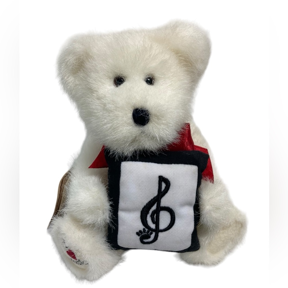 Boyd's Bears Melody B Bear Plush I Love Music Original Tags 903049 Head Bean 6"